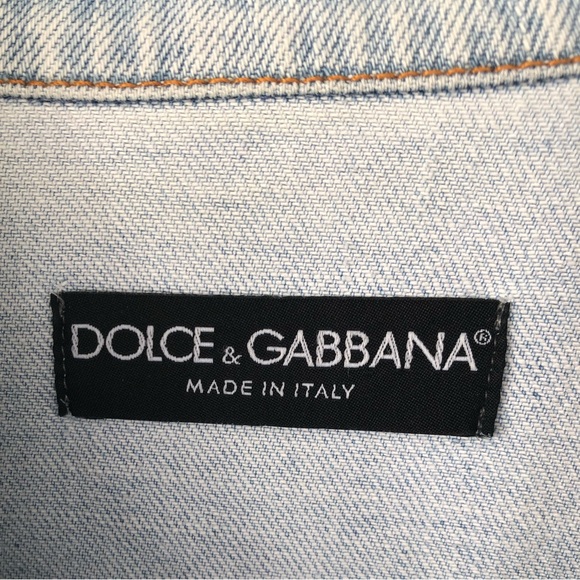 ( 80% OFF! ) Dolce & Gabbana Denim Jean Jacket. Size 36 - Picture 3 of 8
